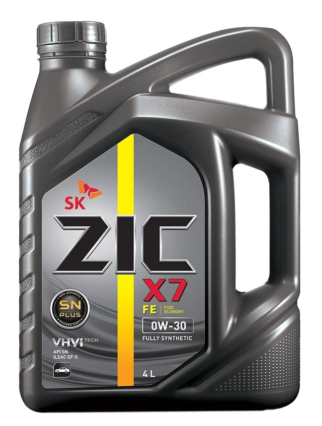 Моторное масло ZIC X7 FE 0W-30, 4л